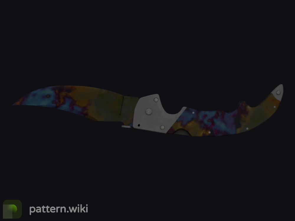 Falchion Knife Case Hardened seed 728