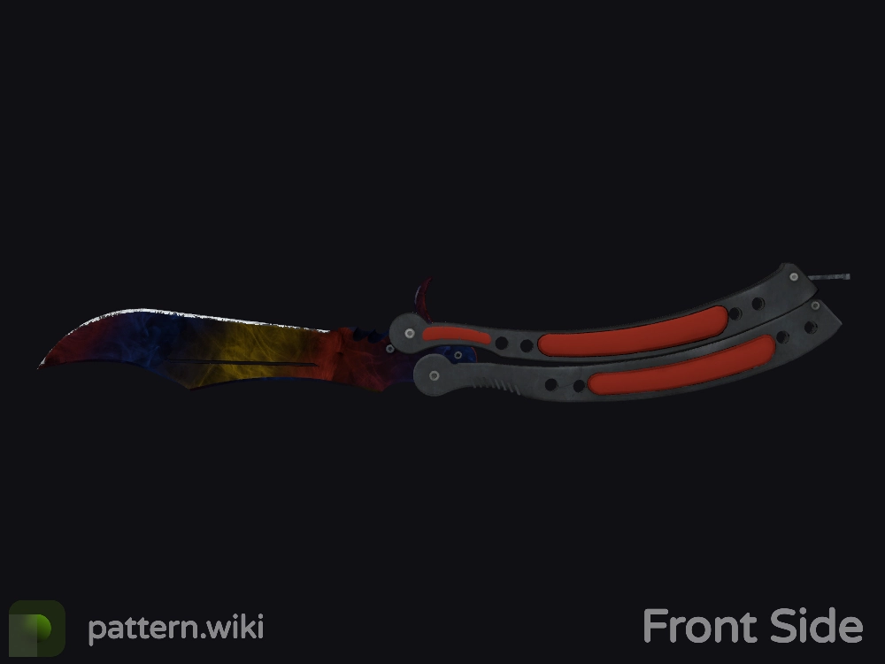 Butterfly Knife Marble Fade seed 519