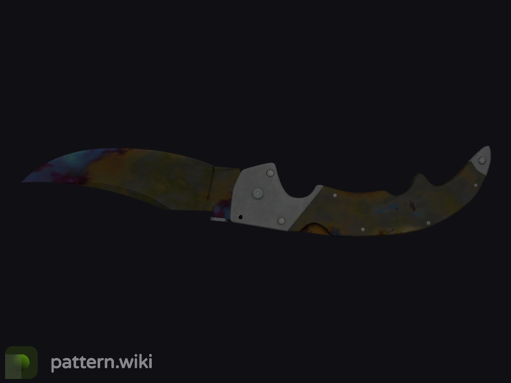 Falchion Knife Case Hardened seed 608