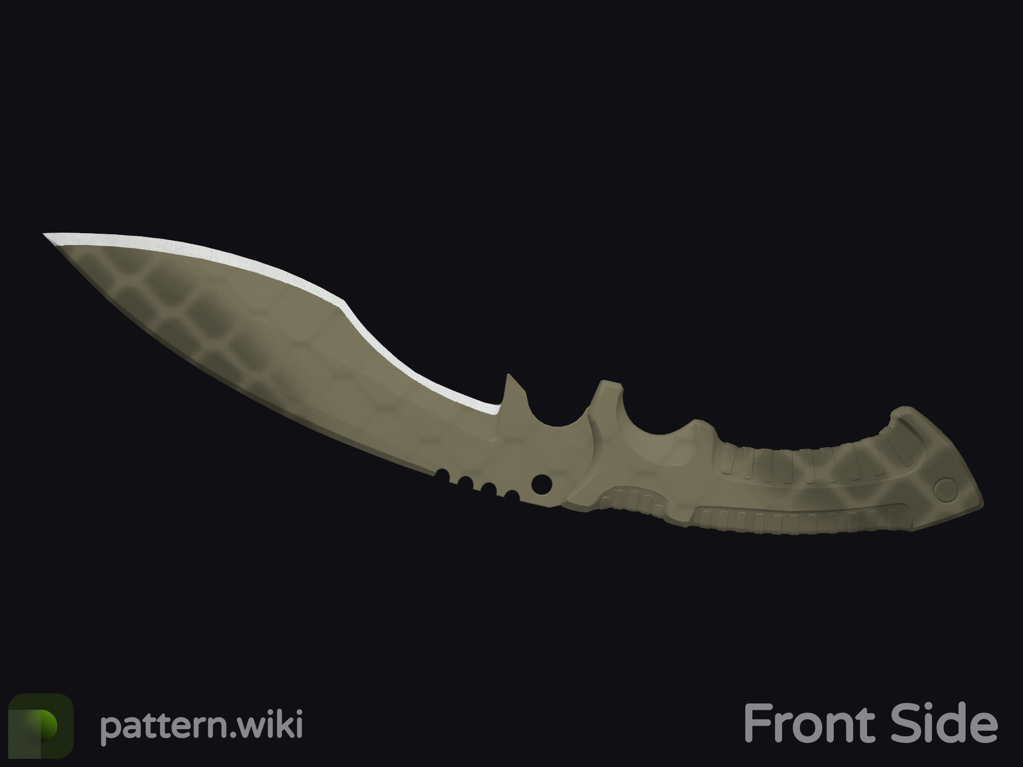 Kukri Knife Safari Mesh seed 731