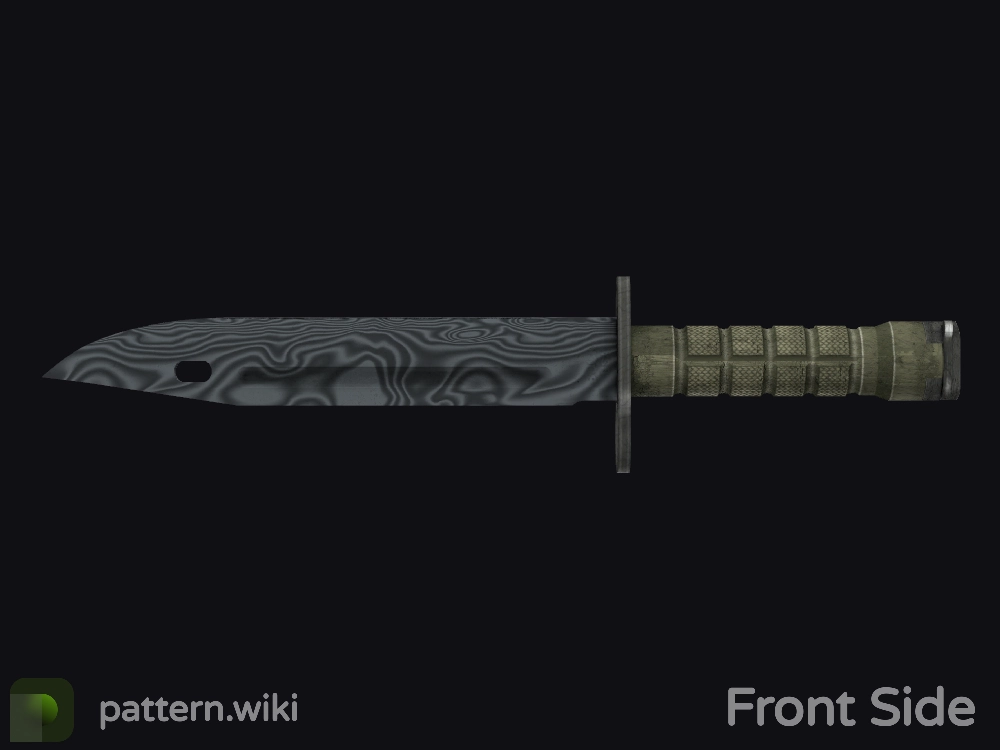 Bayonet Damascus Steel seed 443