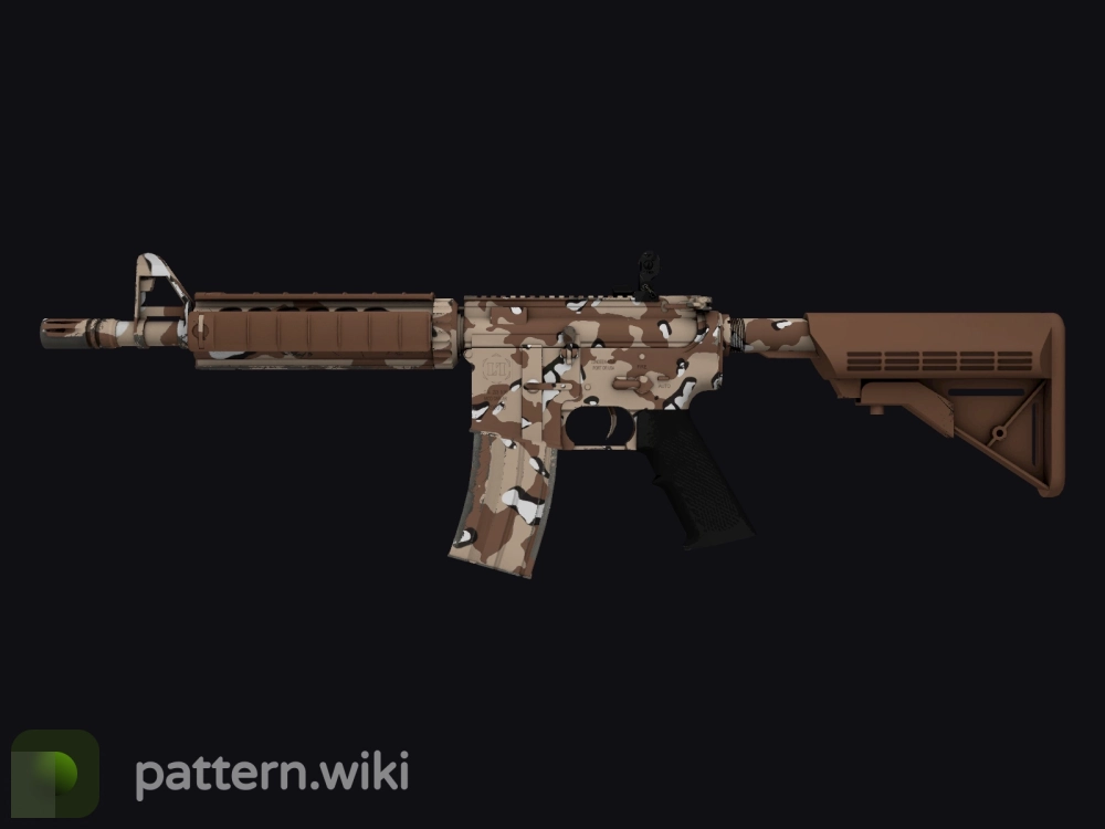 M4A4 Desert Storm seed 214