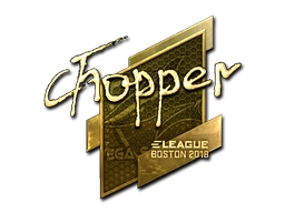 Sticker chopper (Gold) | Boston 2018 preview