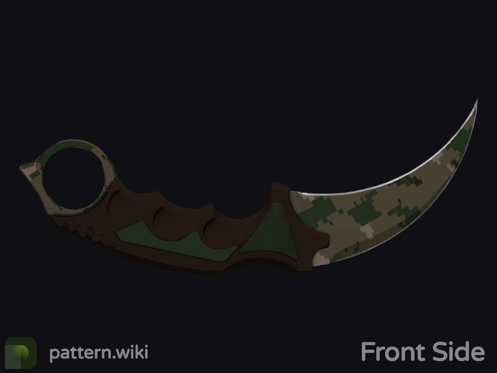 Karambit Forest DDPAT seed 128