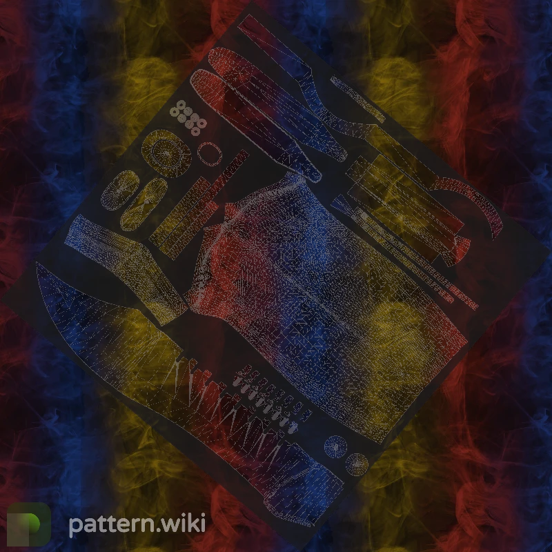 Bowie Knife Marble Fade seed 897 pattern template