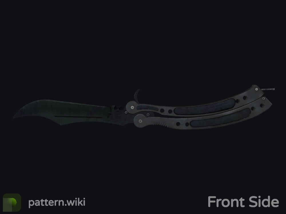 Butterfly Knife Blue Steel seed 641