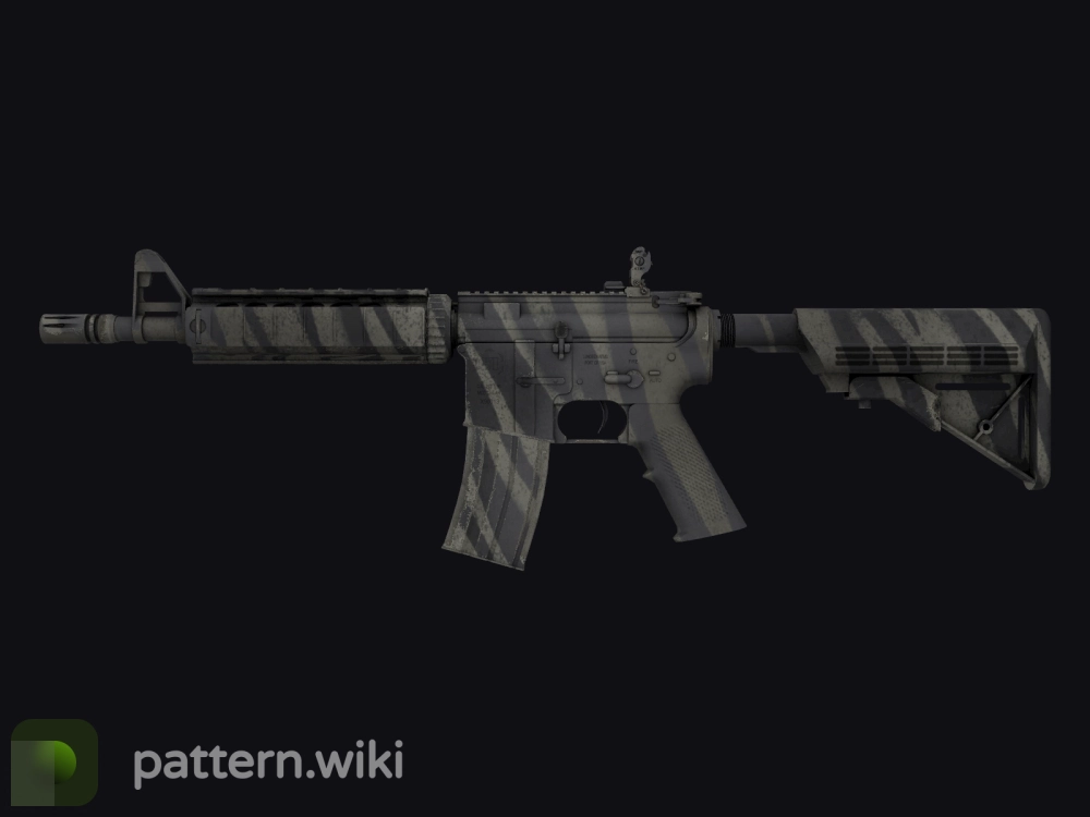 M4A4 Faded Zebra seed 914