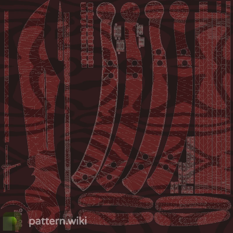 Butterfly Knife Slaughter seed 375 pattern template