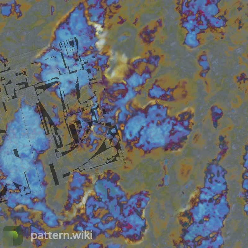 AK-47 Case Hardened seed 776 pattern template