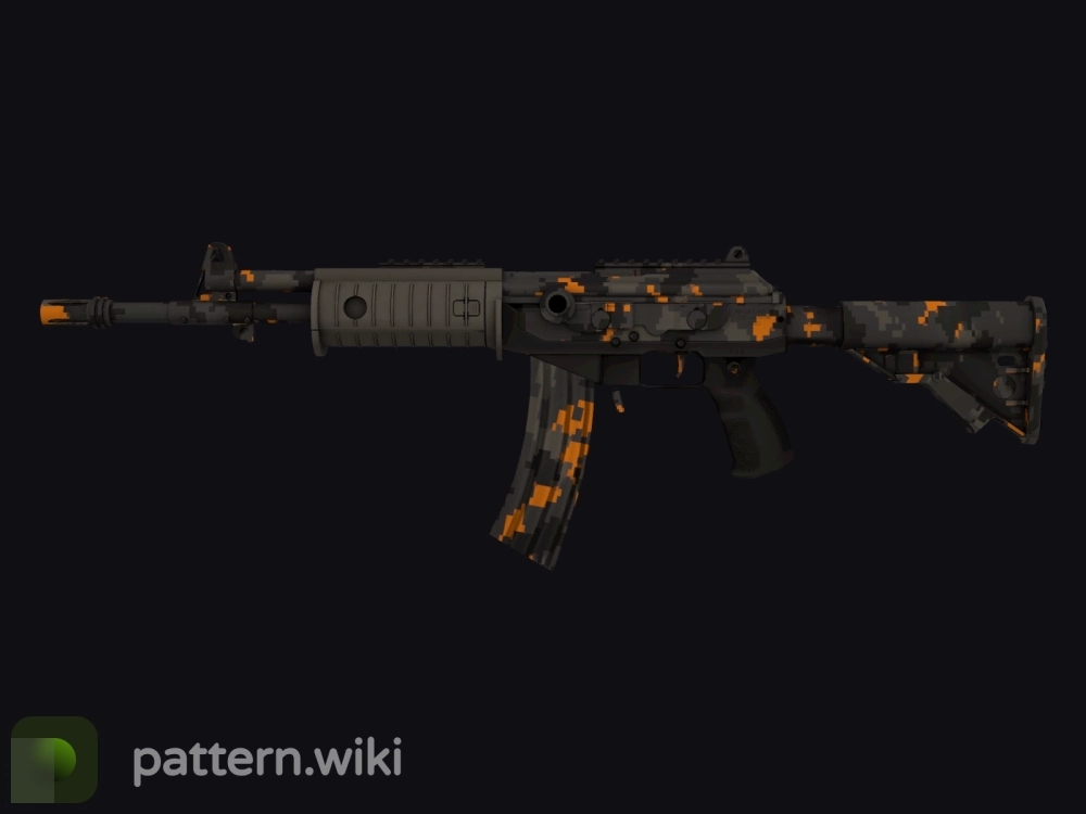 Galil AR Orange DDPAT seed 348