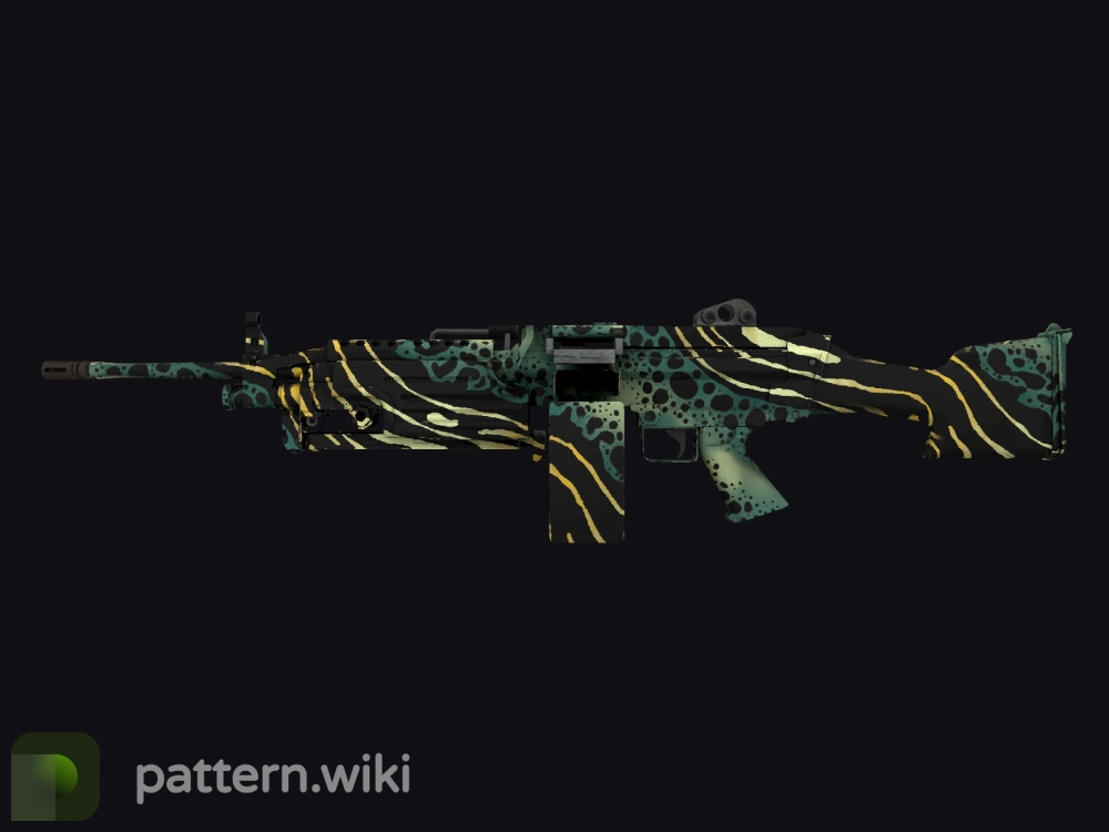 M249 Emerald Poison Dart seed 447