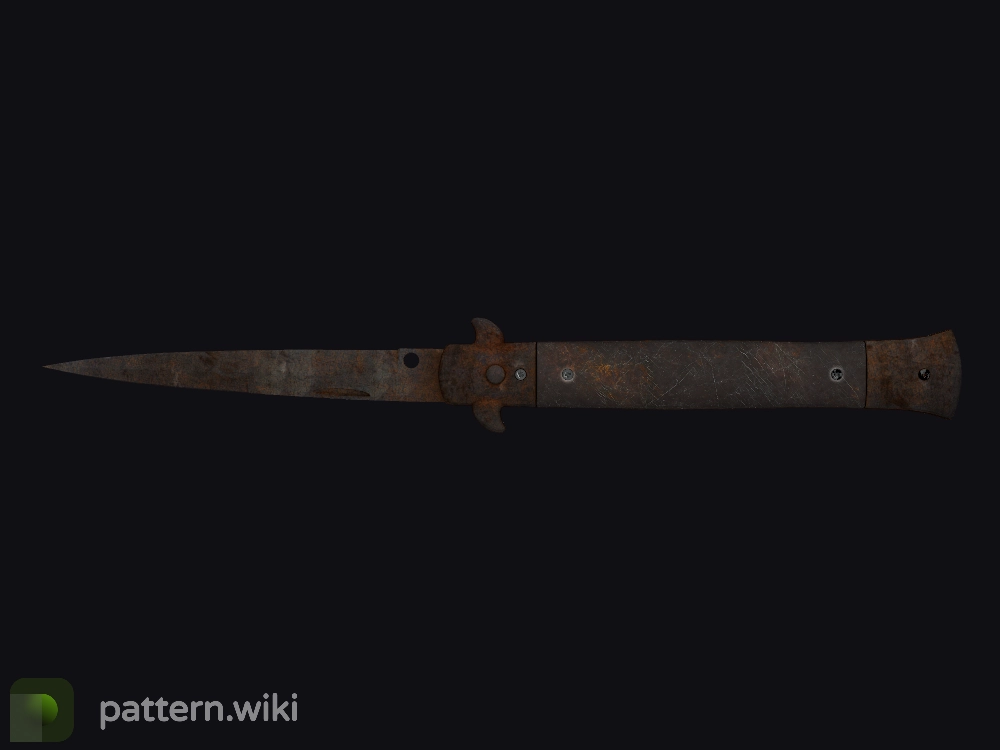 Stiletto Knife Rust Coat seed 852