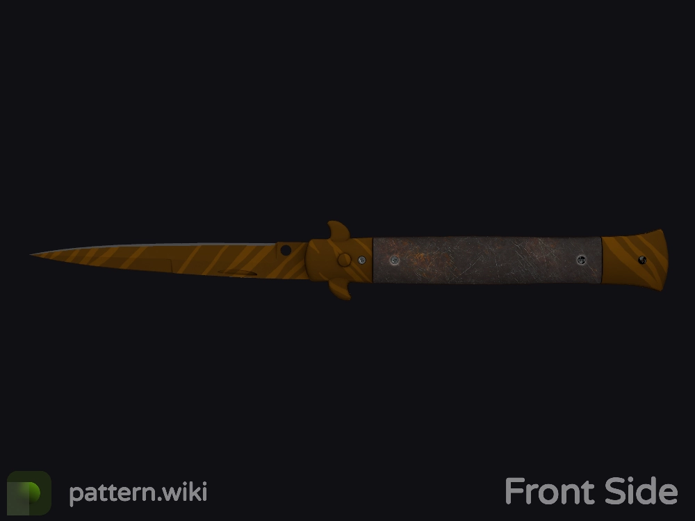 Stiletto Knife Tiger Tooth seed 395