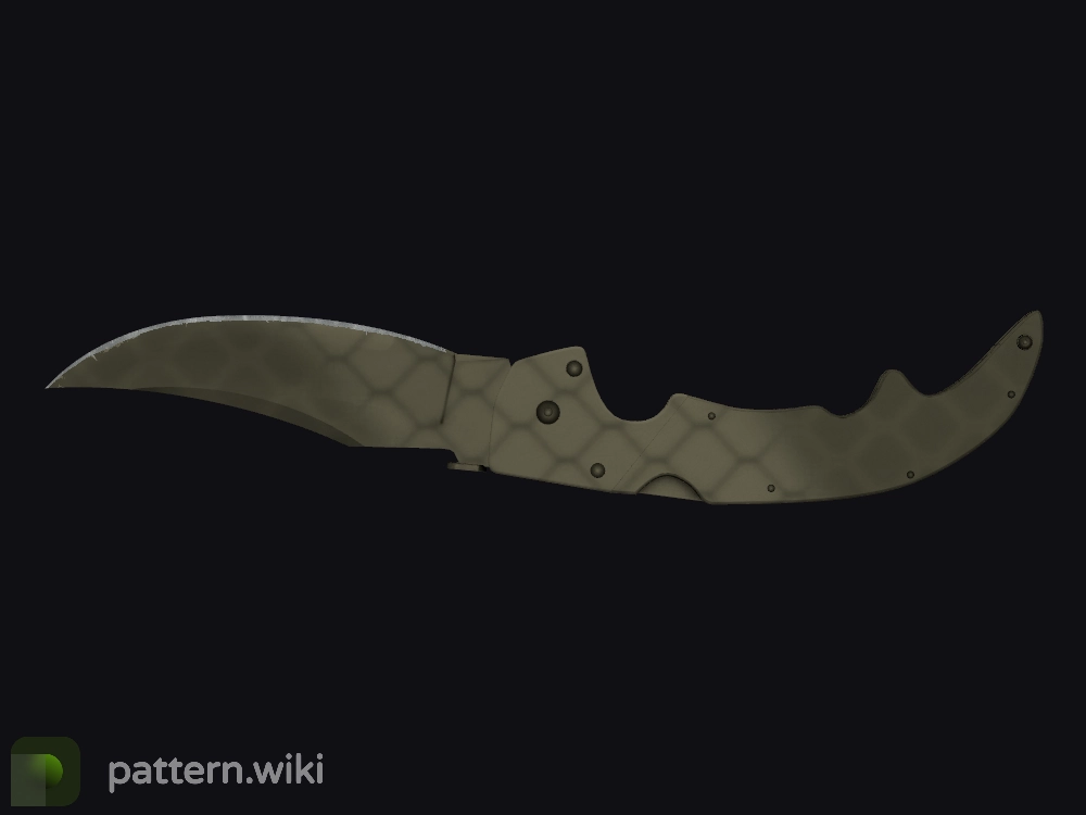 Falchion Knife Safari Mesh seed 108