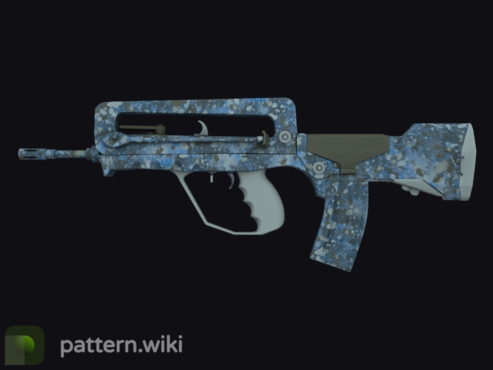 FAMAS Cyanospatter seed 458