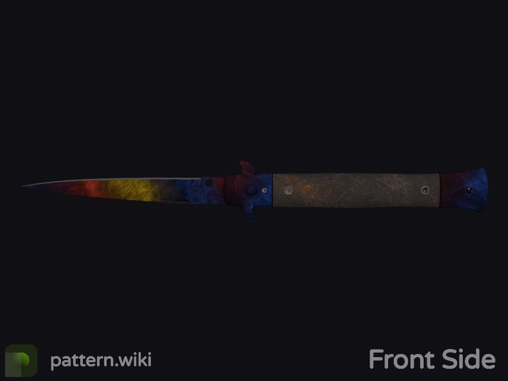 Stiletto Knife Marble Fade seed 929