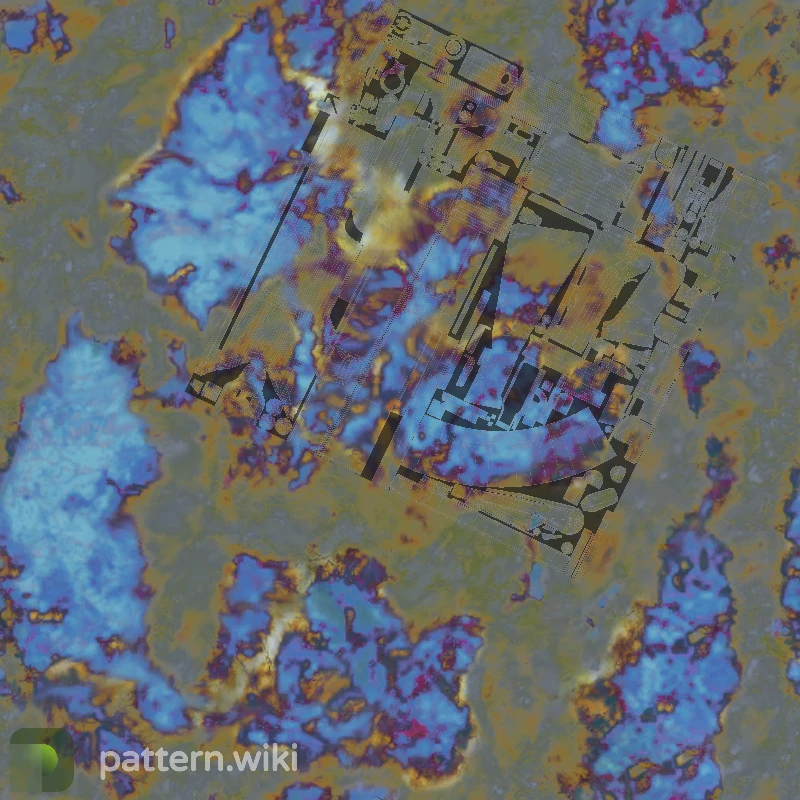 AK-47 Case Hardened seed 196 pattern template