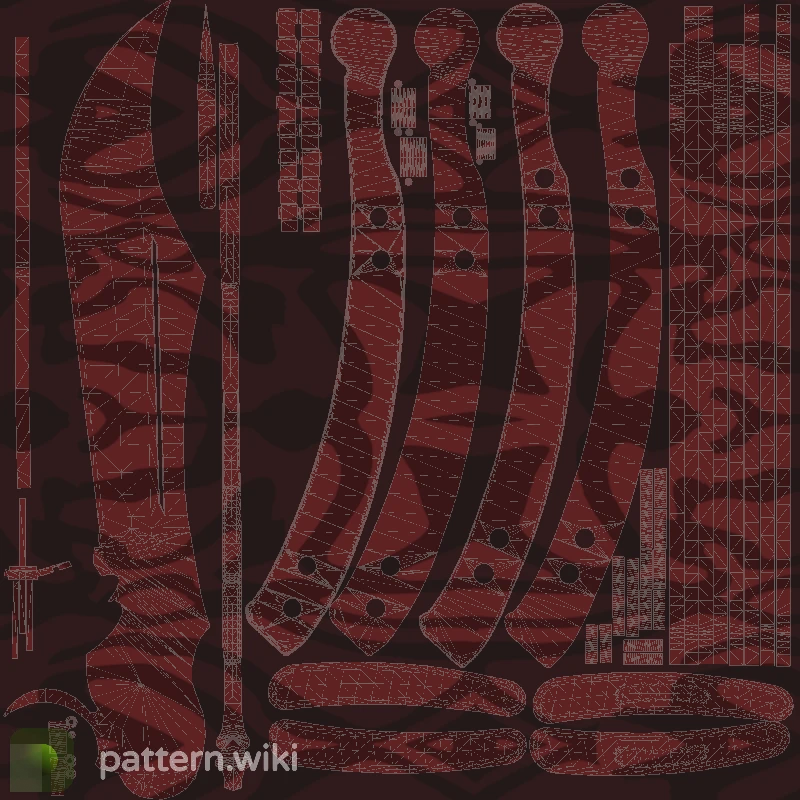 Butterfly Knife Slaughter seed 499 pattern template