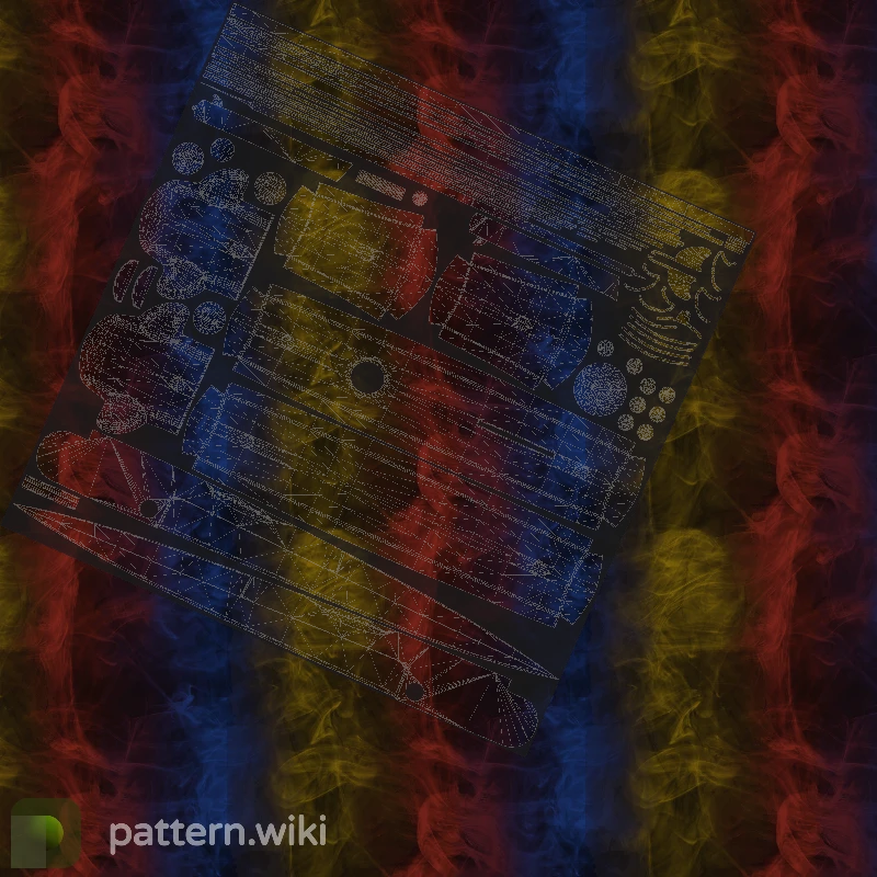 Stiletto Knife Marble Fade seed 582 pattern template