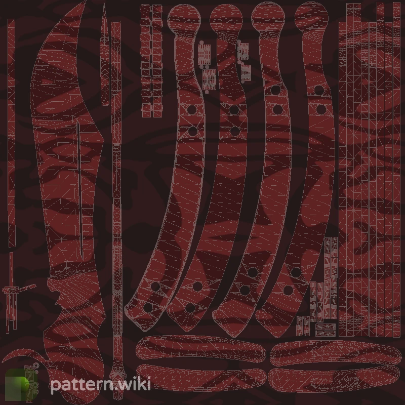 Butterfly Knife Slaughter seed 554 pattern template