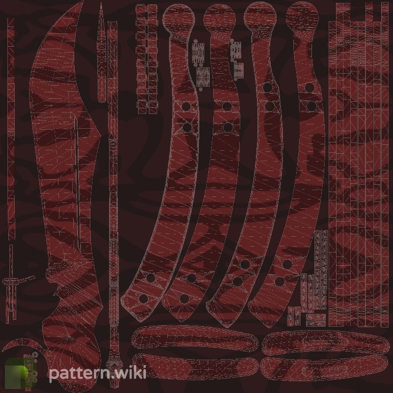 Butterfly Knife Slaughter seed 907 pattern template