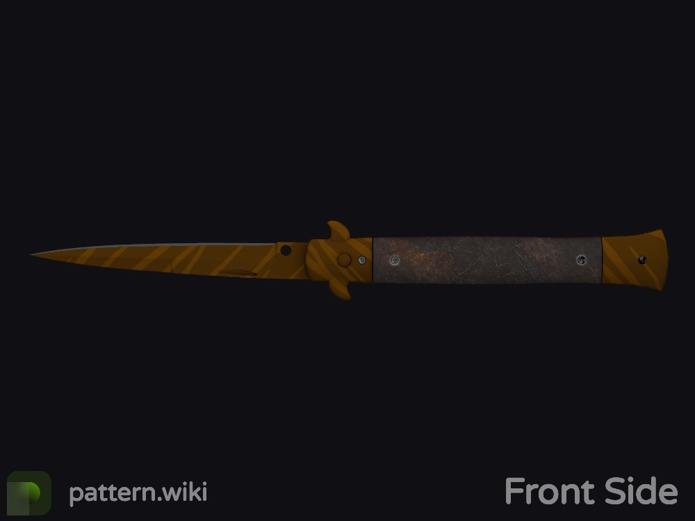 Stiletto Knife Tiger Tooth seed 684