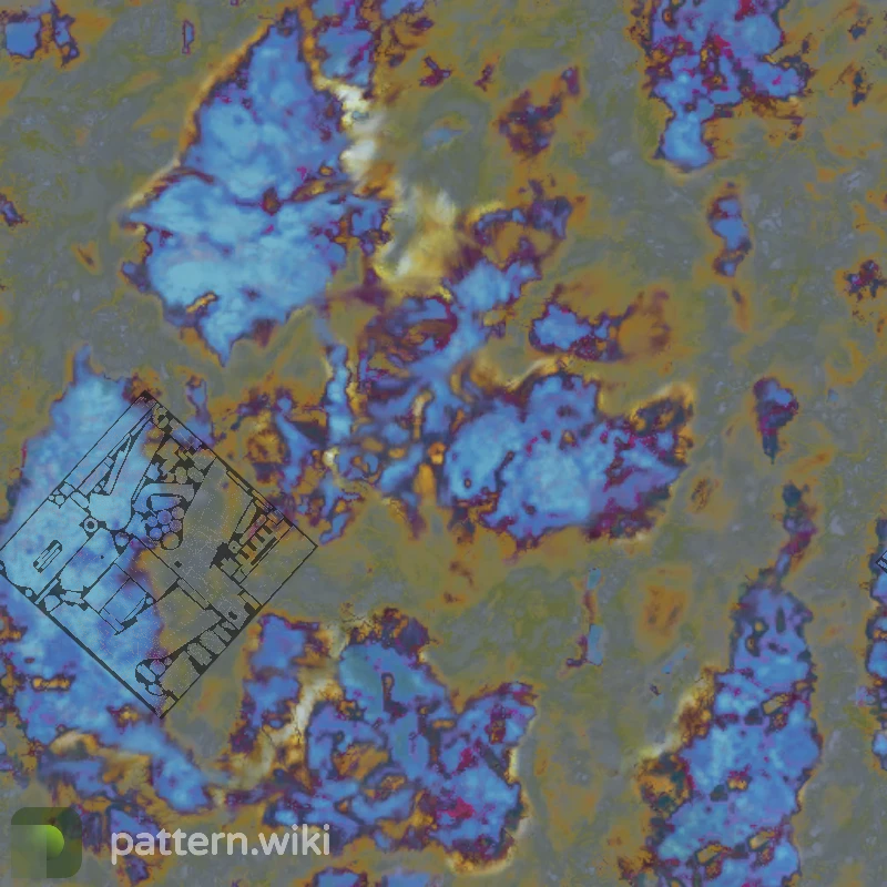 Five-SeveN Case Hardened seed 13 pattern template