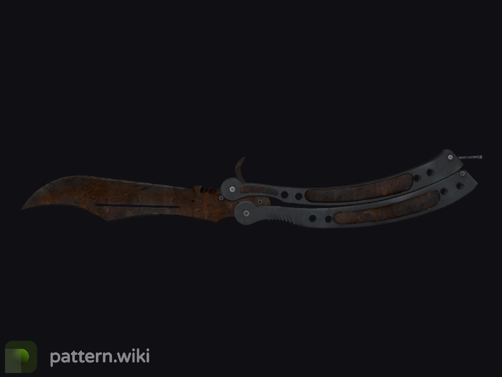 Butterfly Knife Rust Coat seed 737