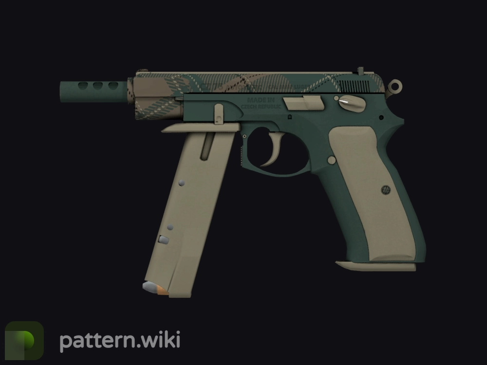 CZ75-Auto Green Plaid seed 390