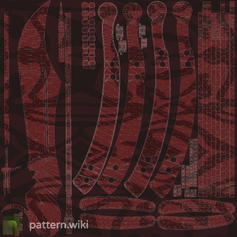 Butterfly Knife Slaughter seed 665 pattern template