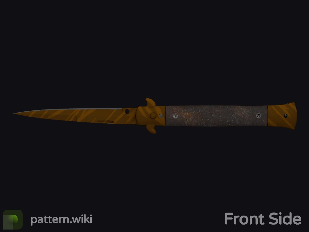 Stiletto Knife Tiger Tooth seed 565