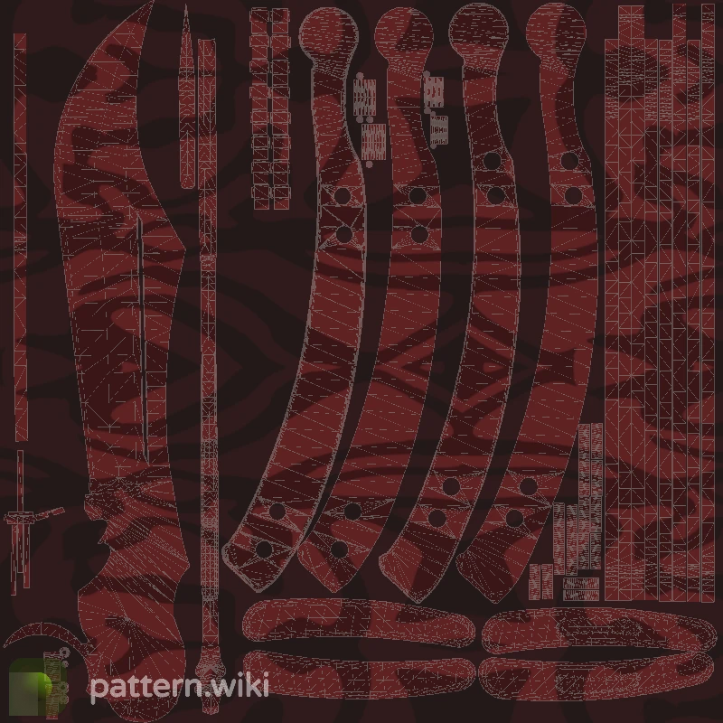 Butterfly Knife Slaughter seed 524 pattern template