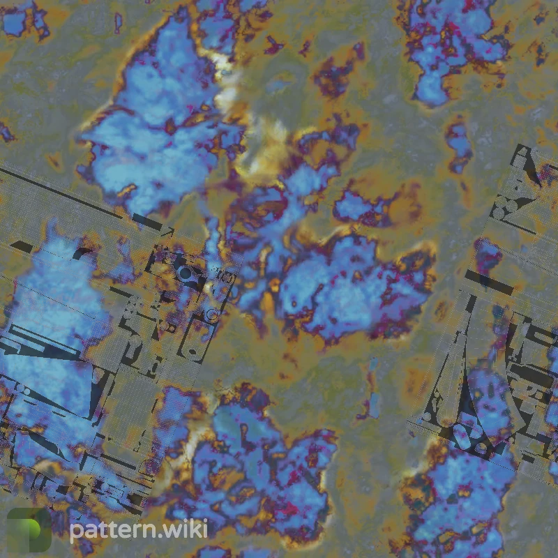 AK-47 Case Hardened seed 345 pattern template