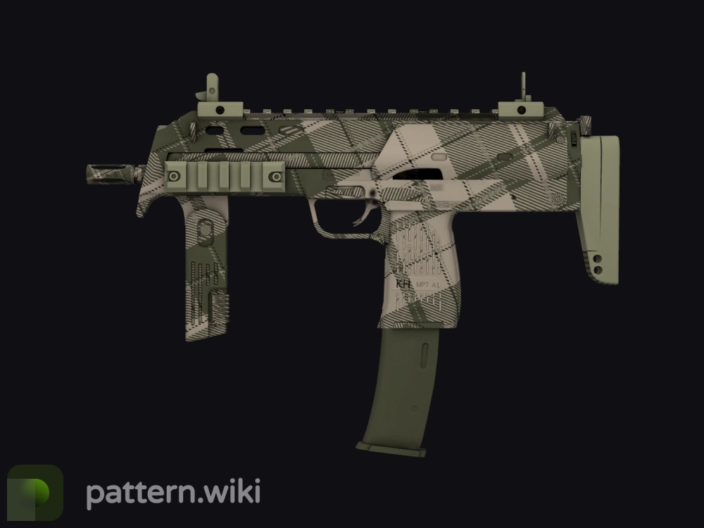 MP7 Olive Plaid seed 494