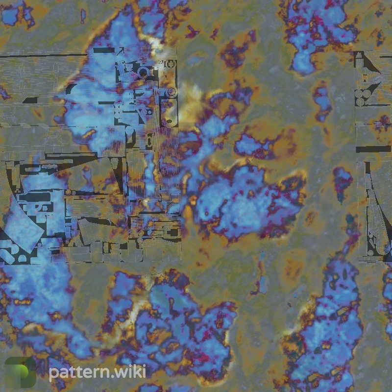 AK-47 Case Hardened seed 393 pattern template