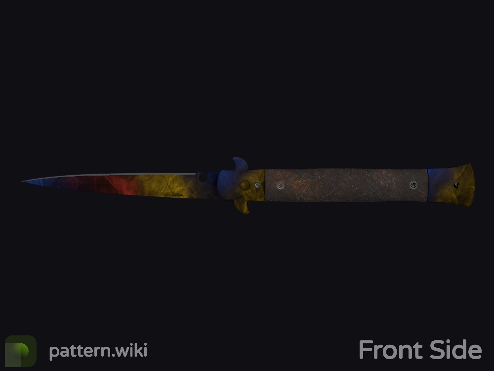 Stiletto Knife Marble Fade seed 46