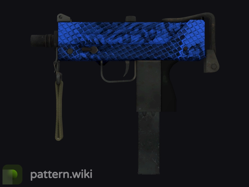 MAC-10 Lapis Gator seed 563