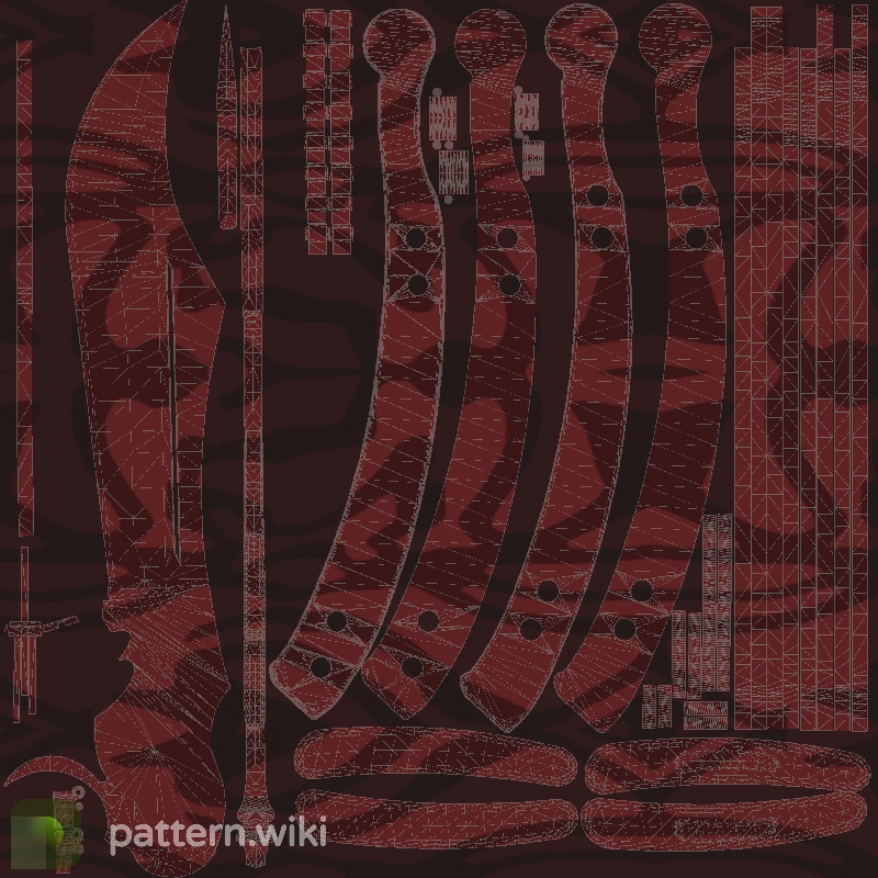 Butterfly Knife Slaughter seed 283 pattern template