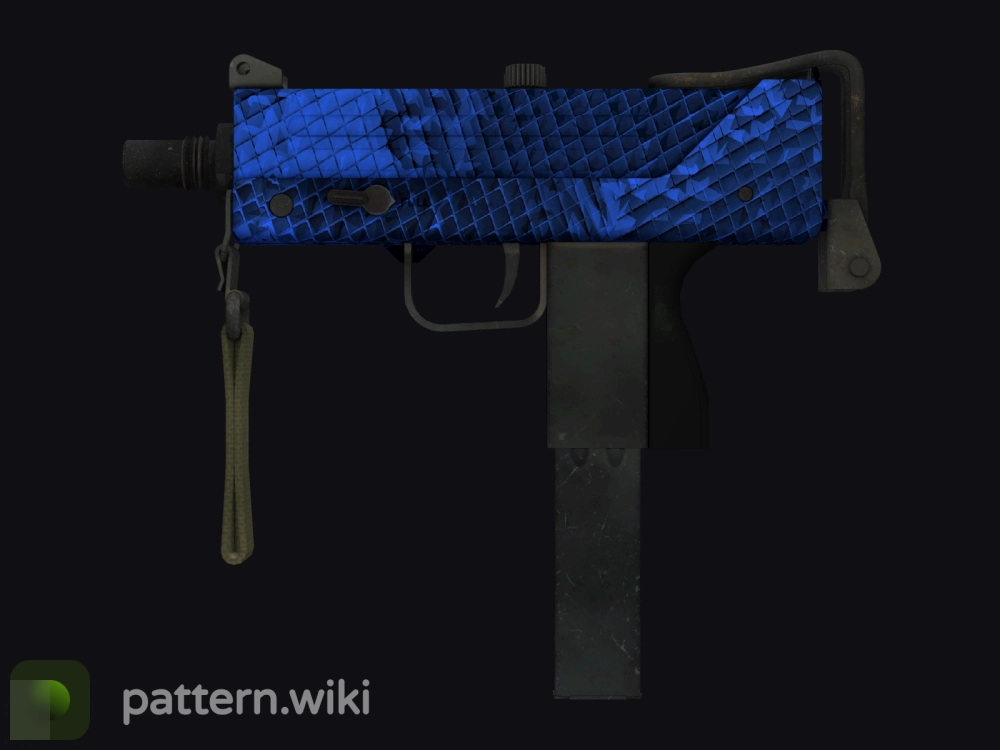 MAC-10 Lapis Gator seed 587