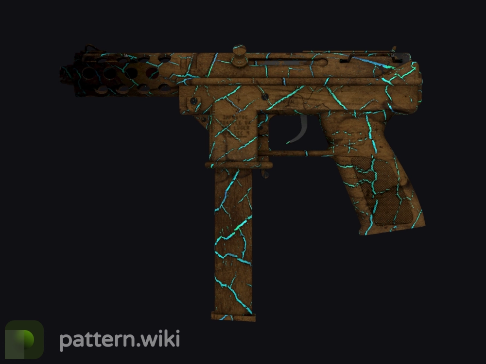 Tec-9 Cracked Opal seed 974