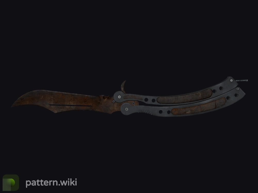 Butterfly Knife Rust Coat seed 606