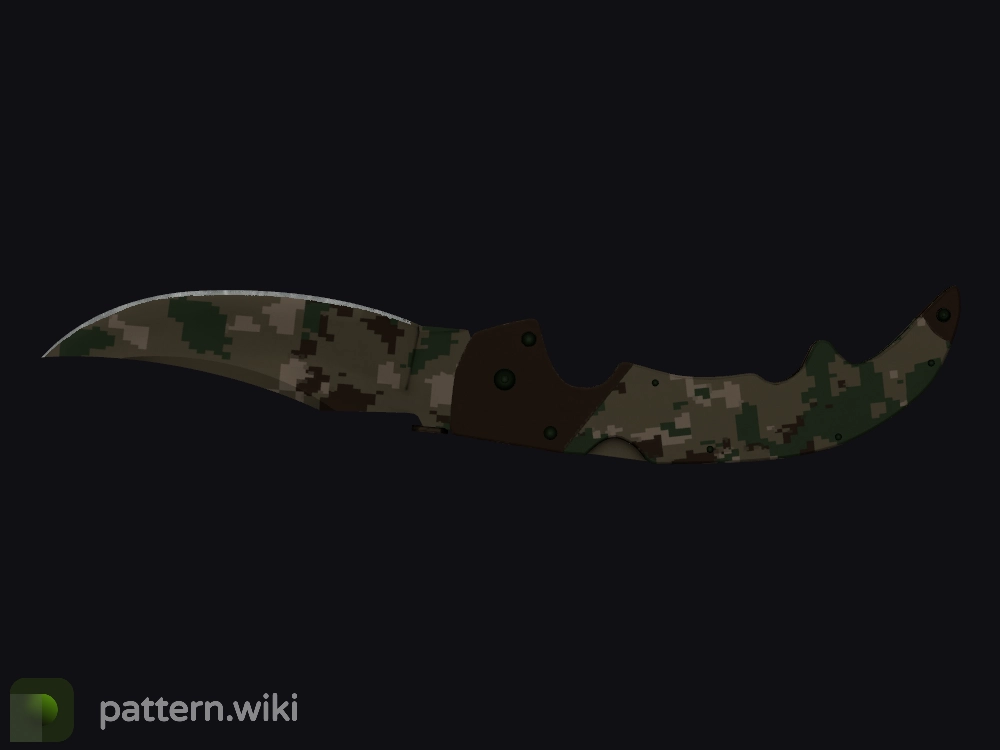 Falchion Knife Forest DDPAT seed 104