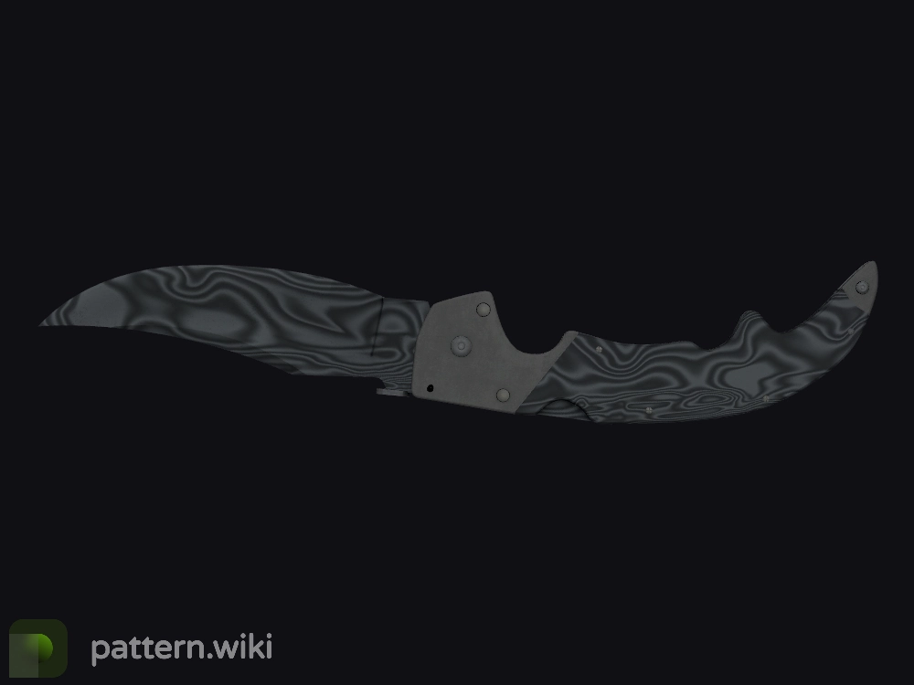 Falchion Knife Damascus Steel seed 691