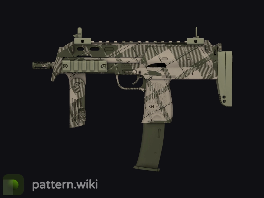 MP7 Olive Plaid seed 666