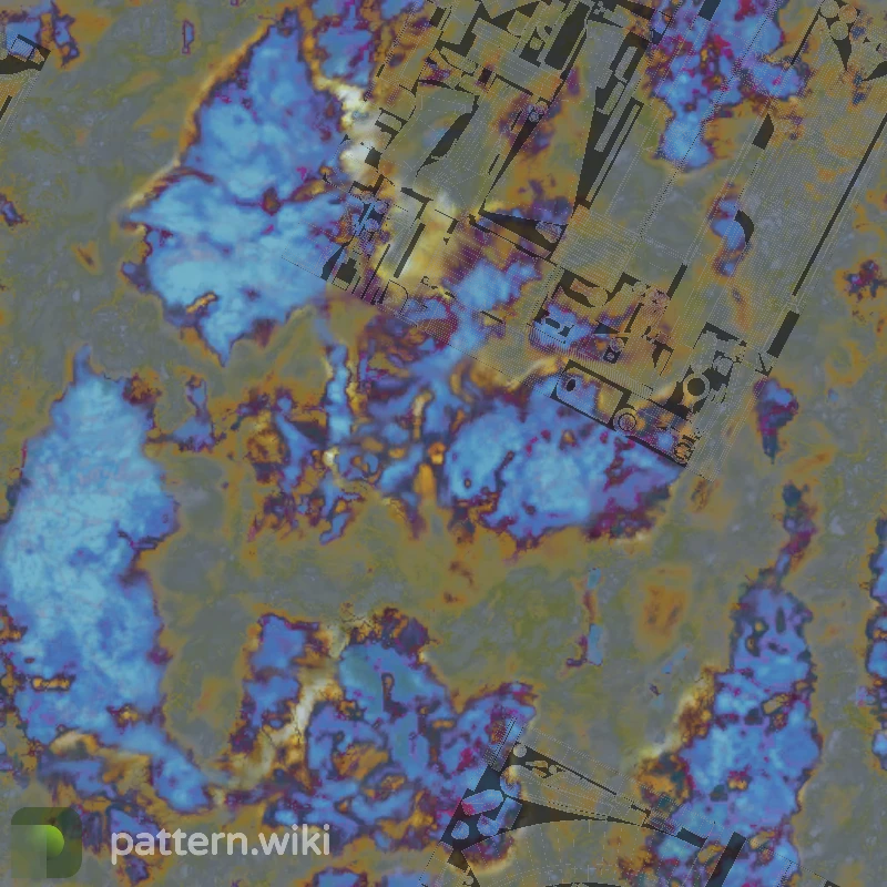 AK-47 Case Hardened seed 734 pattern template