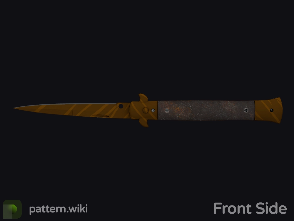 Stiletto Knife Tiger Tooth seed 334