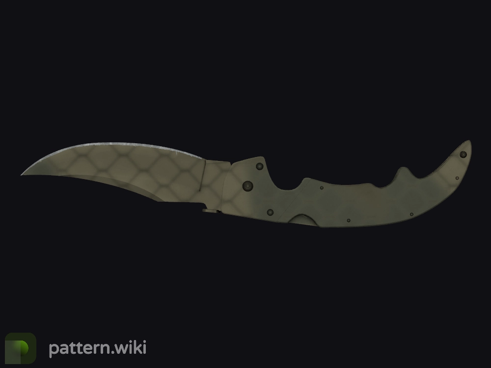 Falchion Knife Safari Mesh seed 418