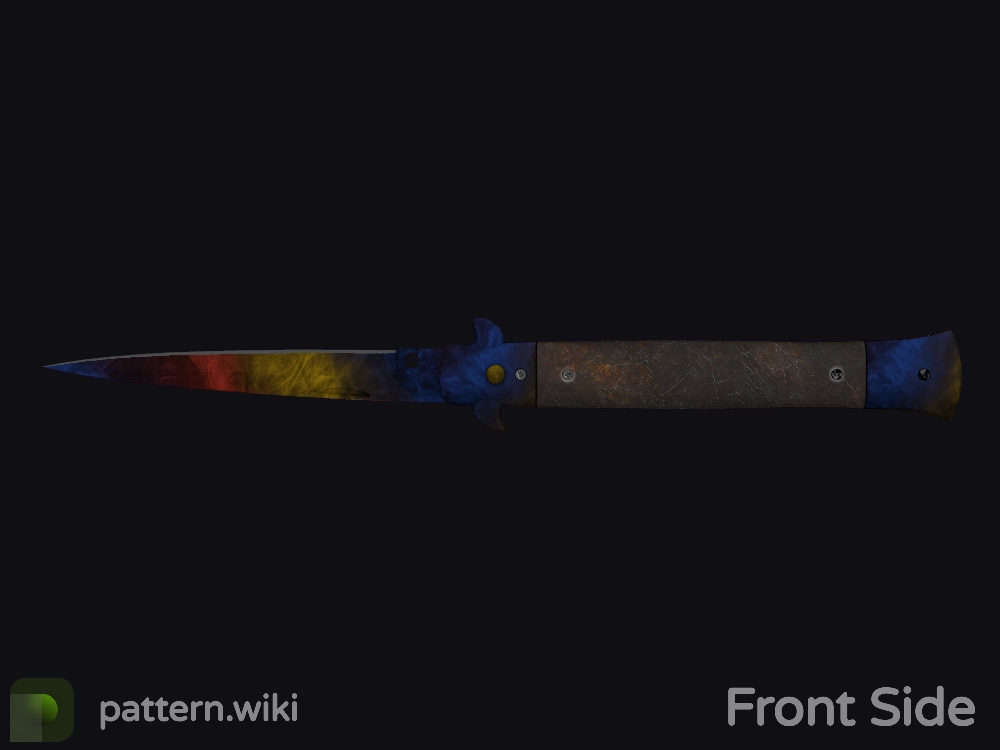 Stiletto Knife Marble Fade seed 69