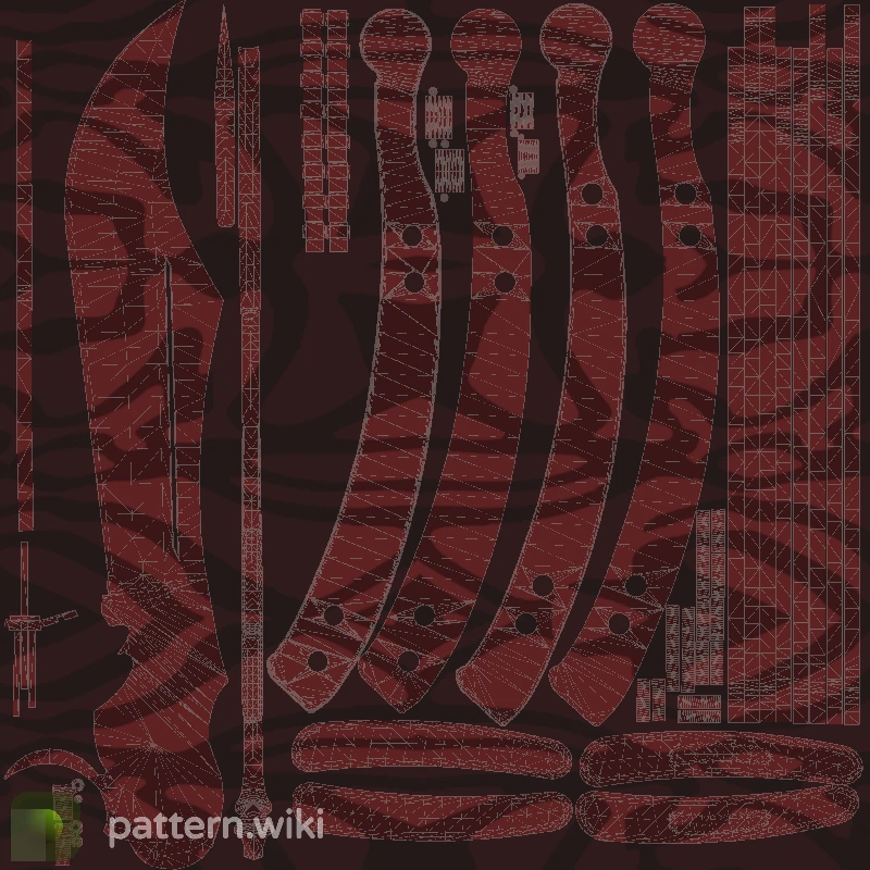 Butterfly Knife Slaughter seed 527 pattern template