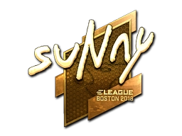 Sticker suNny (Gold) | Boston 2018 preview